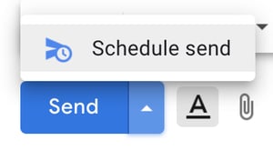 Schedule send your emails on gmail