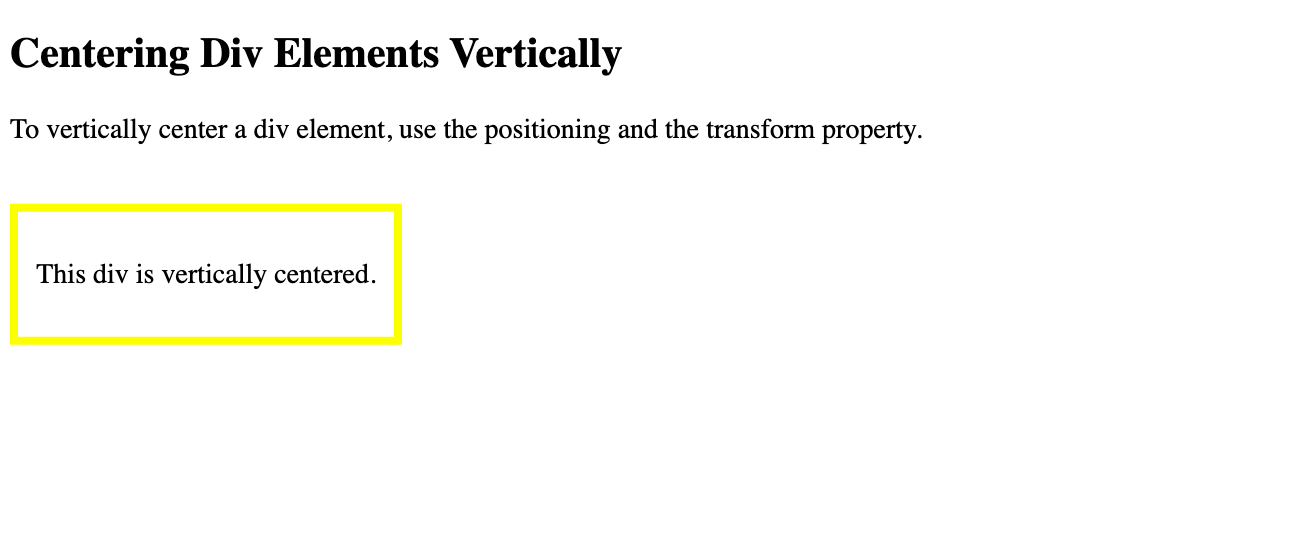 11 Ways to Center Div or Text in Div in CSS