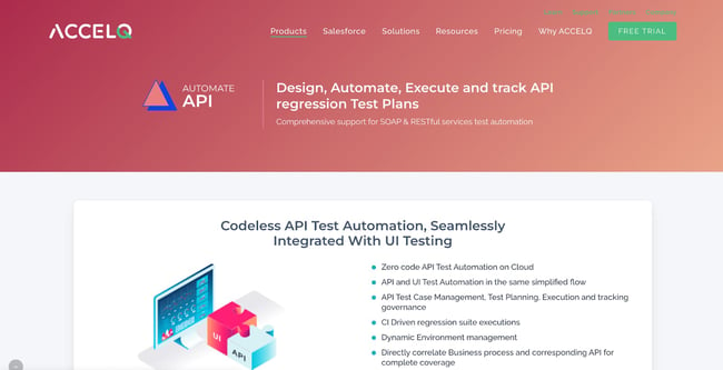 Best API testing tools: AccelQ