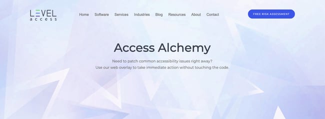 Access Alchemy is an automated accessibility testing tool that deploys automated fixes to common issues-1