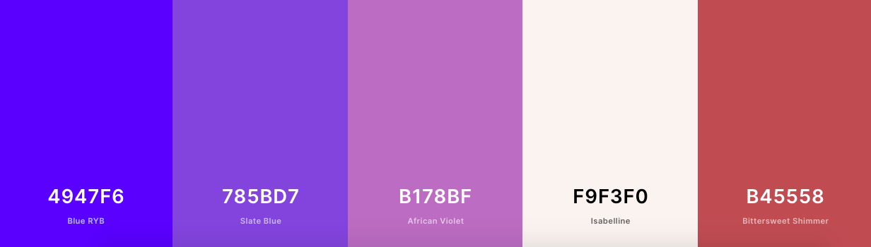 Accessible color palette with purple and pink shades-1