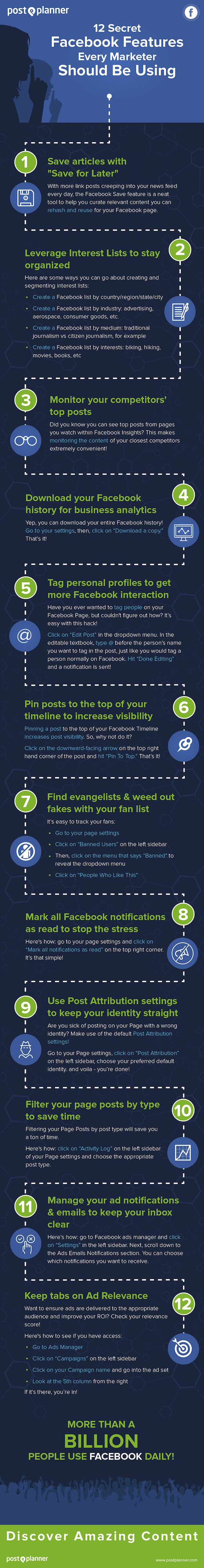 12 Secret Facebook Features Every Marketer Should Be Using [Infographic]