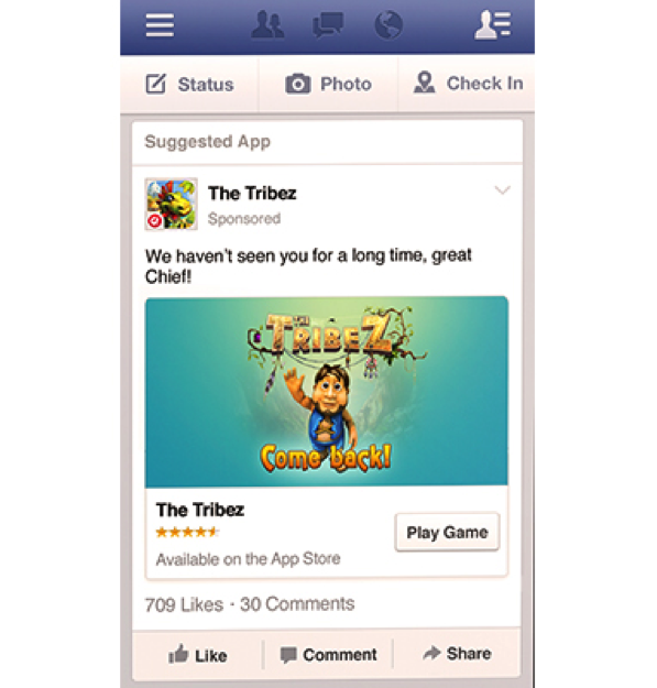 how to link facebook tribez app