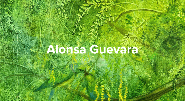 artist website example, Alonsa Guevara