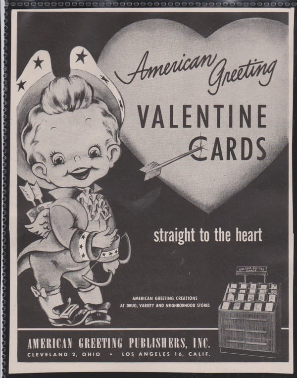 Valentine's Day card advertisement by American Greeting