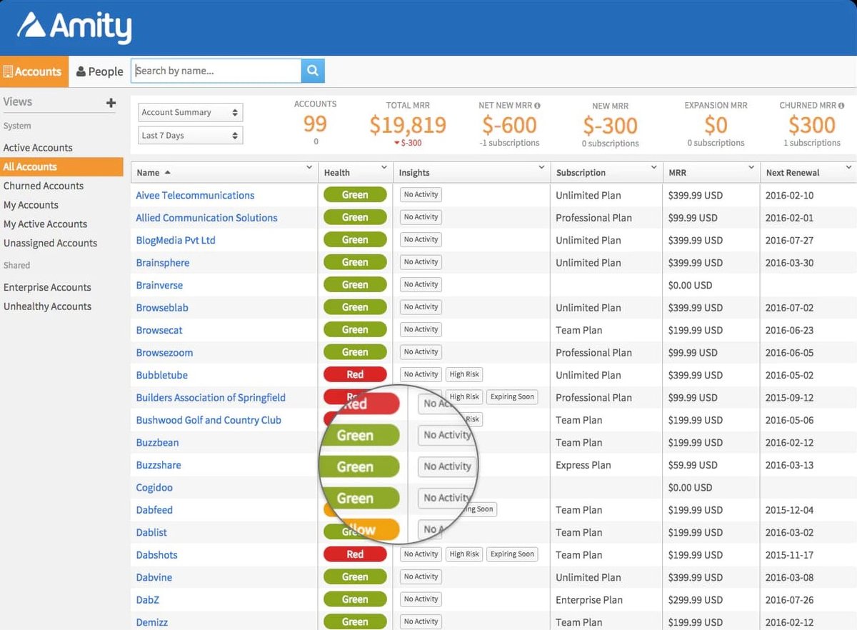 Active subscription. Team Planner. Act activity Active. Plan it Pro. Customer success Manager (CSM).