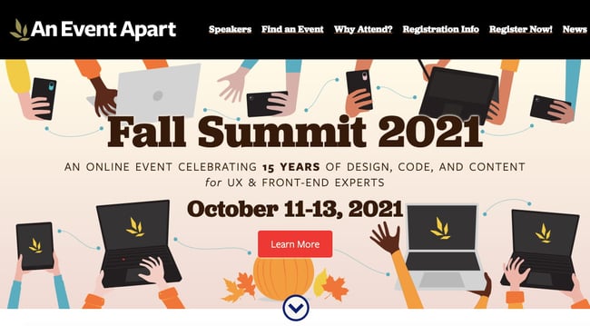 An%20Event%20Apart.jpg?width=650&name=An%20Event%20Apart - The 22 Best Conference Website Designs You&#039;ll Want to Copy