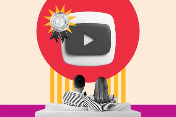 Two people viewing youtube ads 
