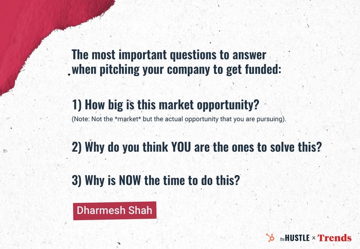 questions to answer when pitching
