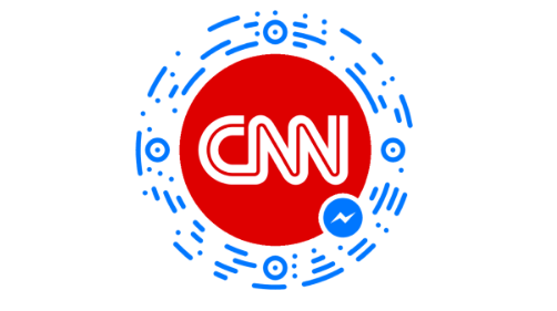 Facebook Messenger bot discovery button for CNN
