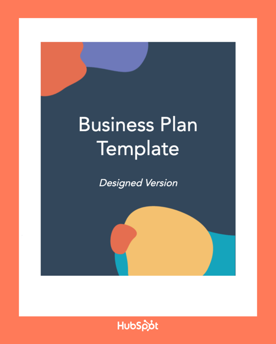 Business Plan Template: Cover Page