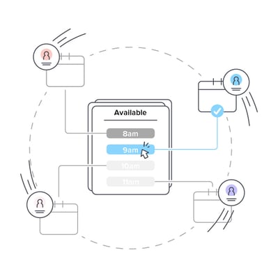 Calendly Free Scheduling App Illustration Example