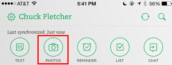 evernote capture photos feature