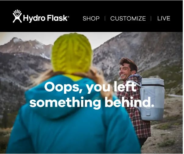 Hydro Flask Cart Abandonment email