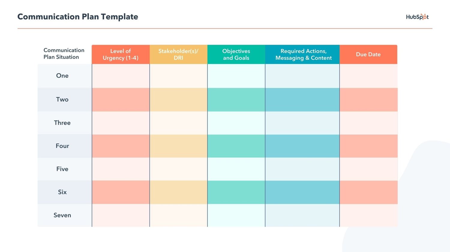 Communication Plan Excel Template This Editable And Customizable Tool 