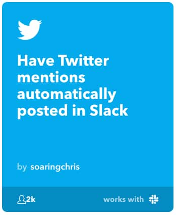 Connect Twitter to Slack to see mentions in a Slack thread