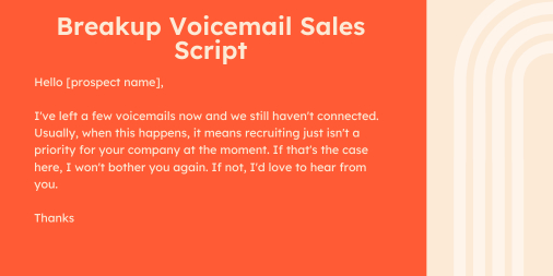 Copy of Sales Script - Breakup VM