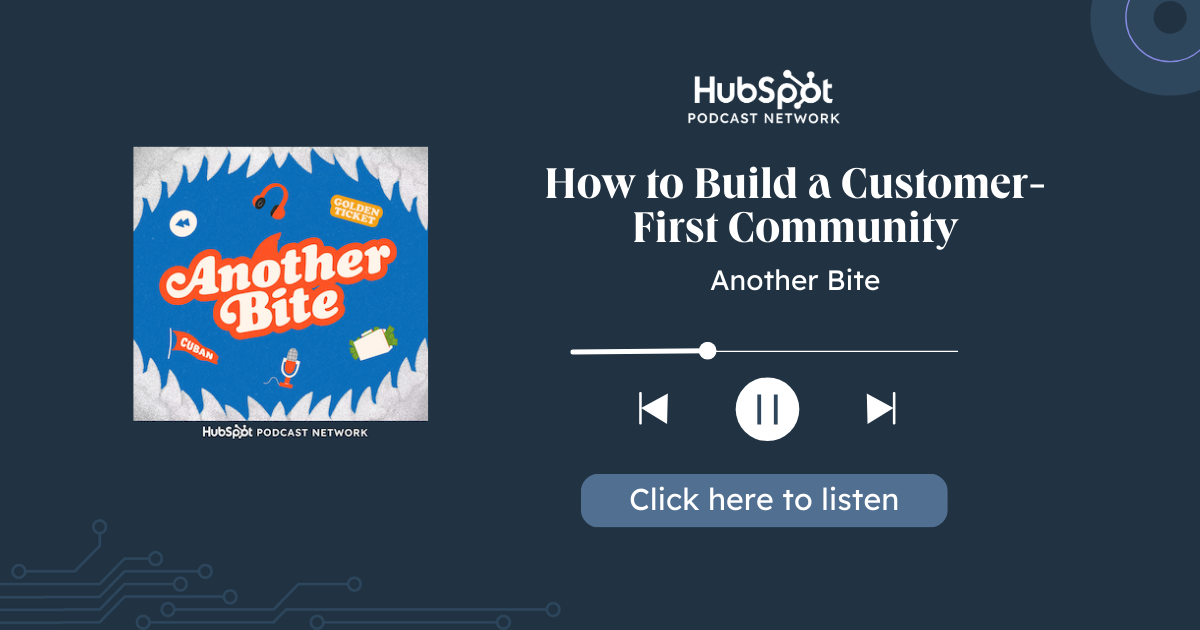 Another Bite podcast: How to Build a Customer-First Community
