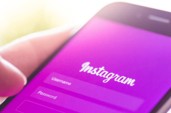 Instagram Social Media on a Cell Phone