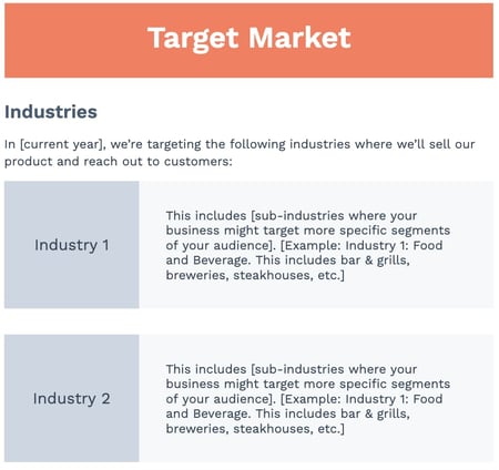 mẫu phân tích khách hàng kế hoạch Marketing