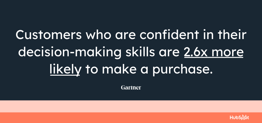 Customer confidence quote