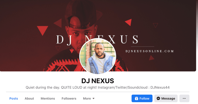 DJ Nexus Professional Bio Example