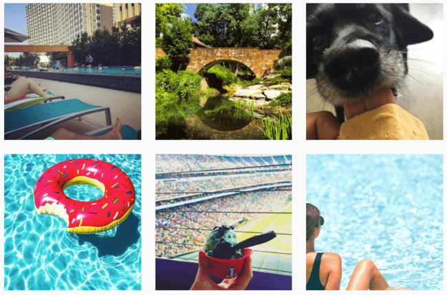 submissions for #staycooldallas instagram contest