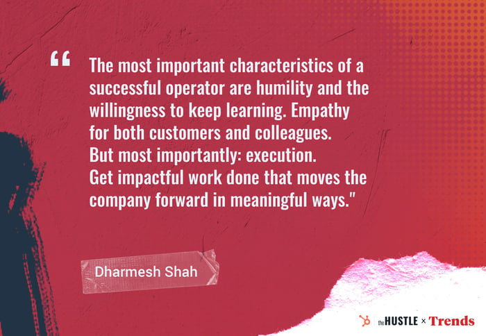 Dharmesh Shah on Successful Operators