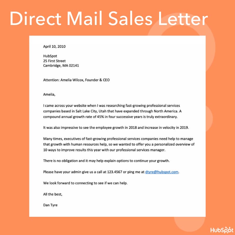 How Hubspot S Sales Team Writes Sales Letters