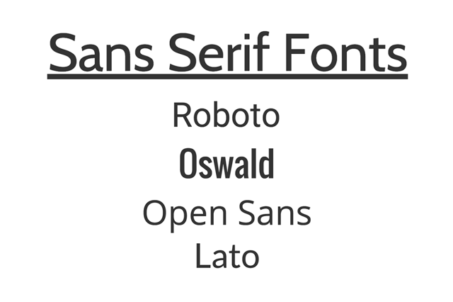 Serif vs. Sans: The Final Battle — Cool Infographics