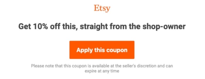 etsy down sell