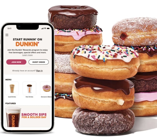 Dunkin Mission.jpg?width=650&height=570&name=Dunkin Mission - 27 Mission and Vision Statement Examples That Will Inspire Your Buyers