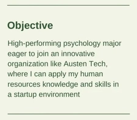 Entry level startup objective - Career Cloud