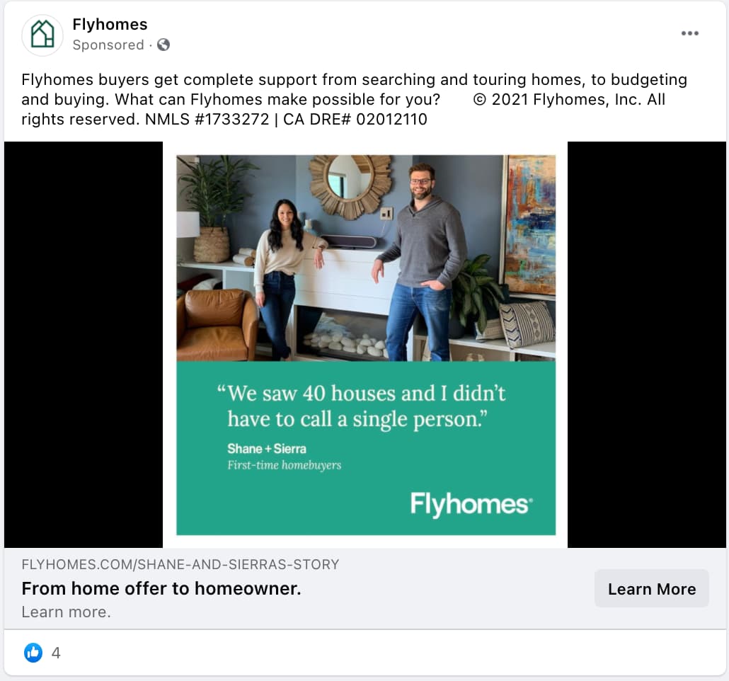 Flyhomes Real Estate Ad