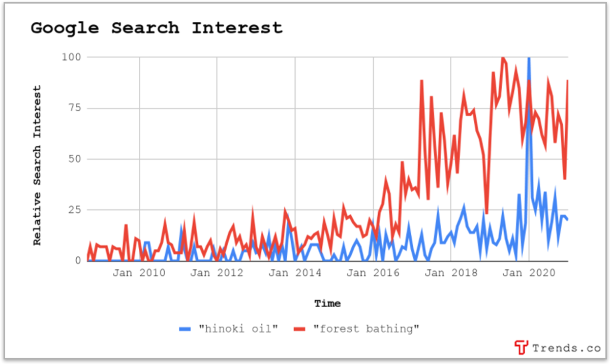 Forest-bath-google-search-interest