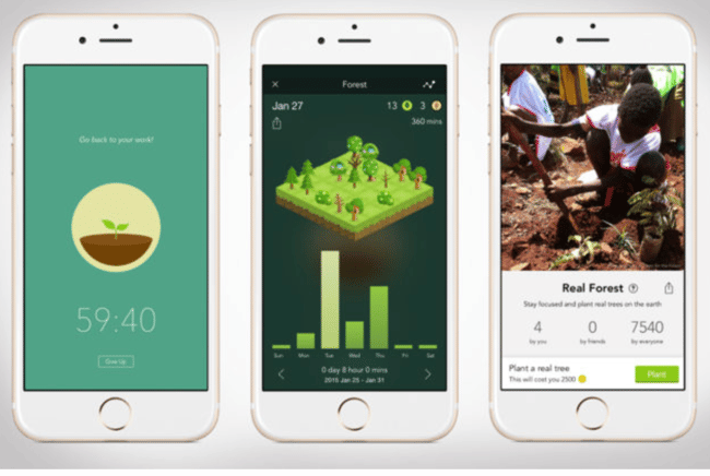 best productivity apps: Forest