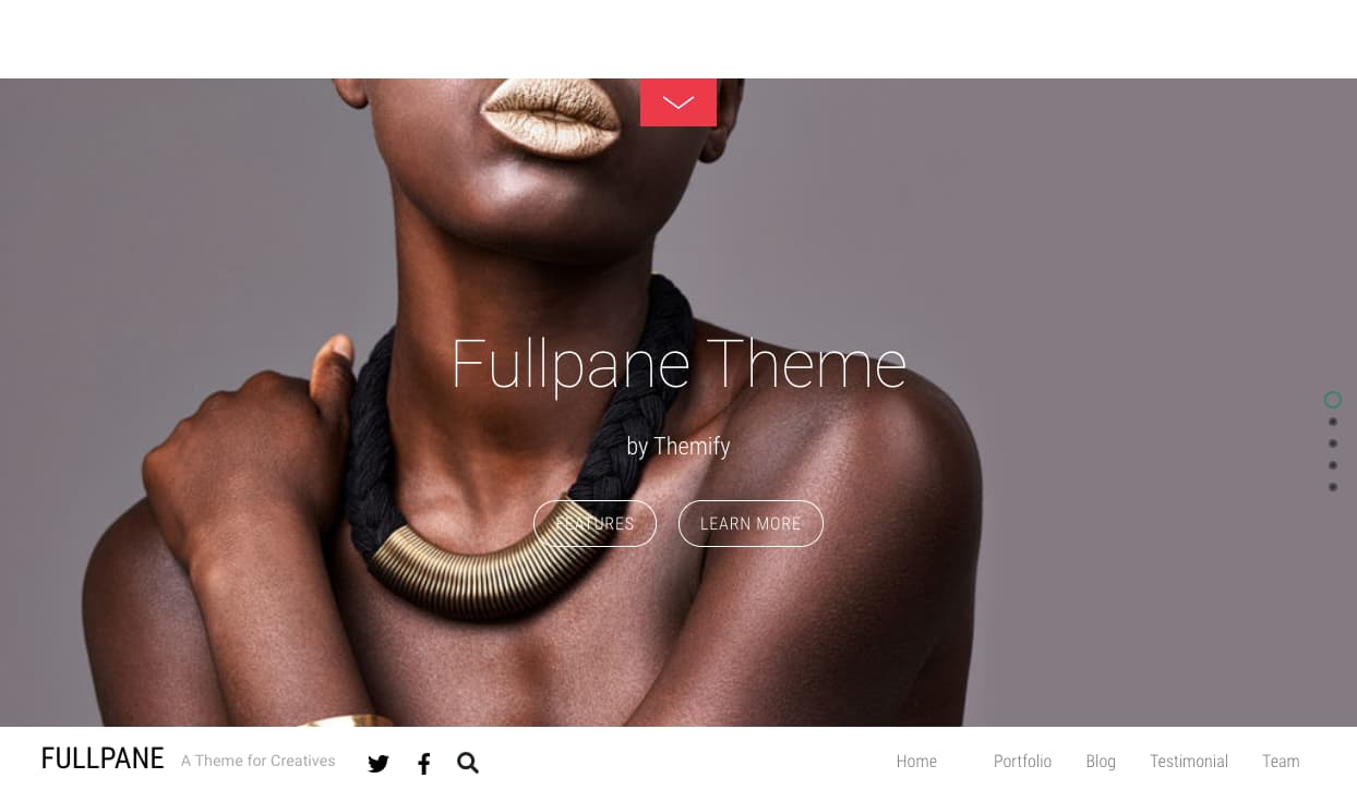 FullPane HTML5 WordPress theme demo