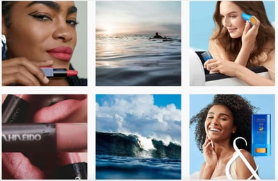 Shiseido instagra, brand
