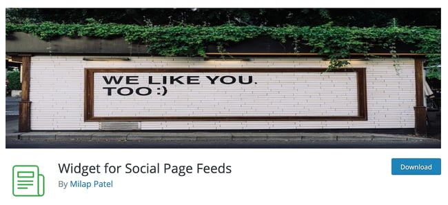 Facebook Plugin for WordPress - Widget for Social Page Feeds