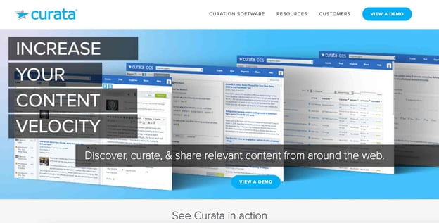 Content curation tool Curata