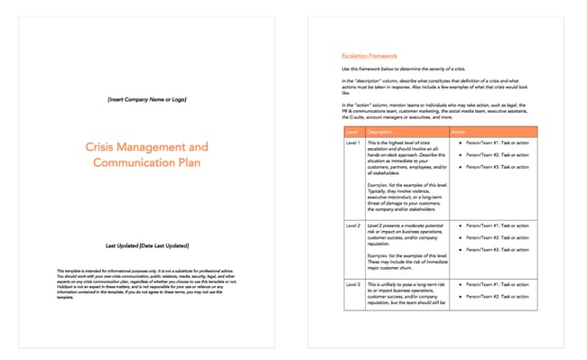 template: what is a crisis management plan