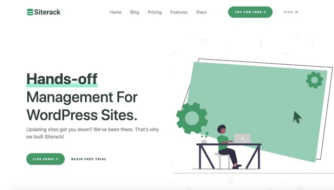 WordPress maintenance service: Siterack