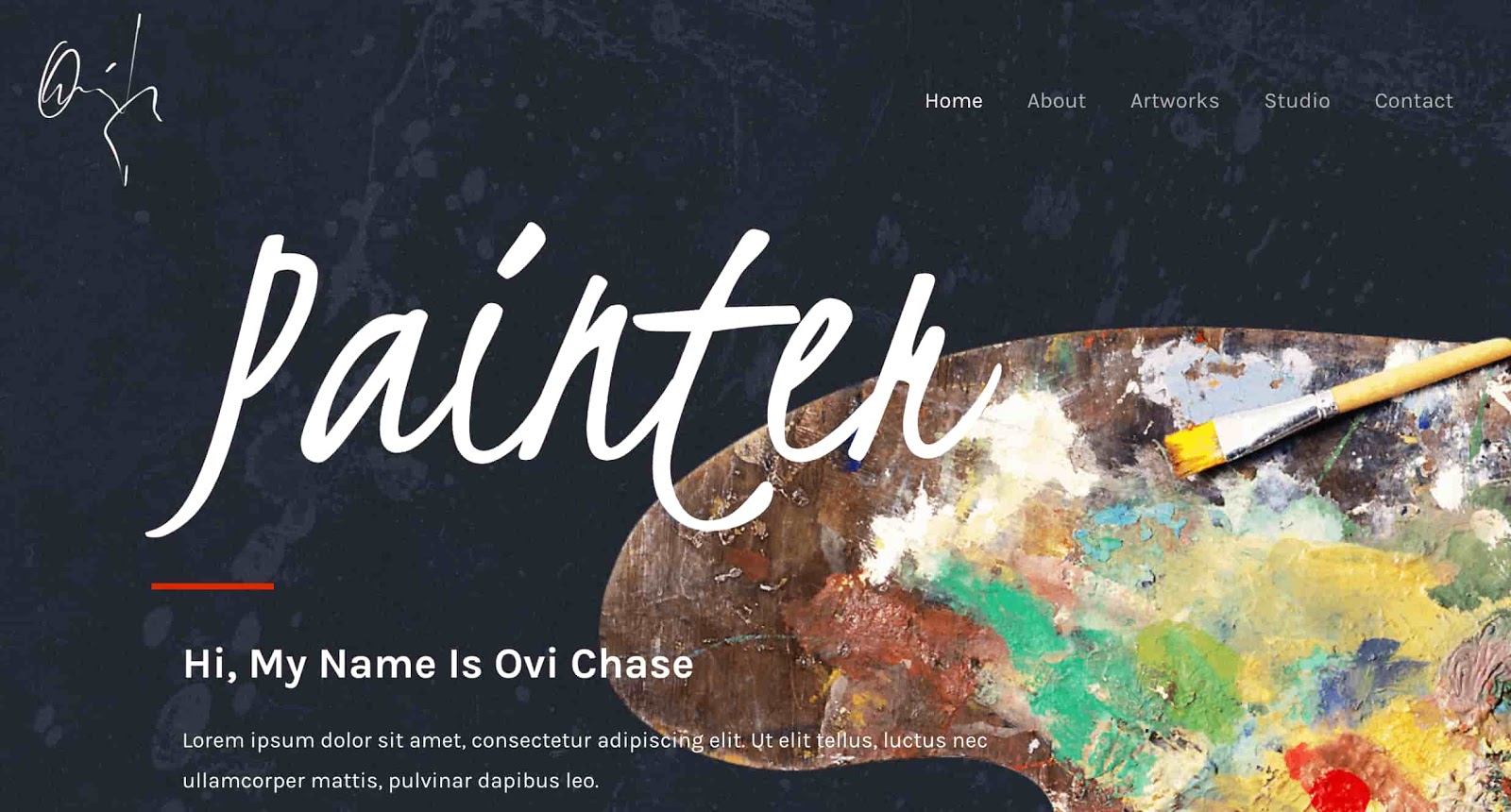 best wordpress themes for visual artists