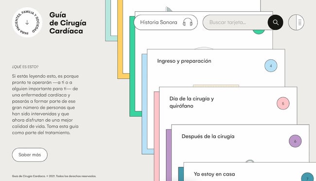 html websites example: La Guía de Cirugía Cardíaca