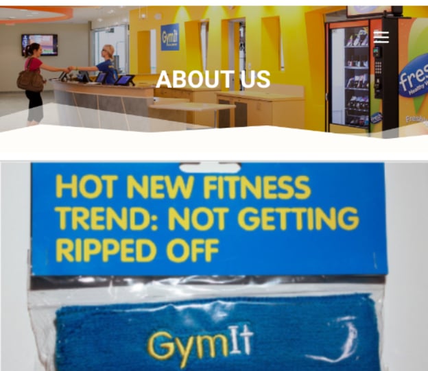 businesses with stellar branding consistency: GymIt