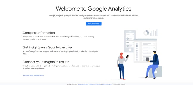 UX tool: Google Analytics