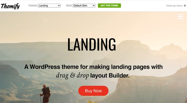 Landing Page WordPress Theme