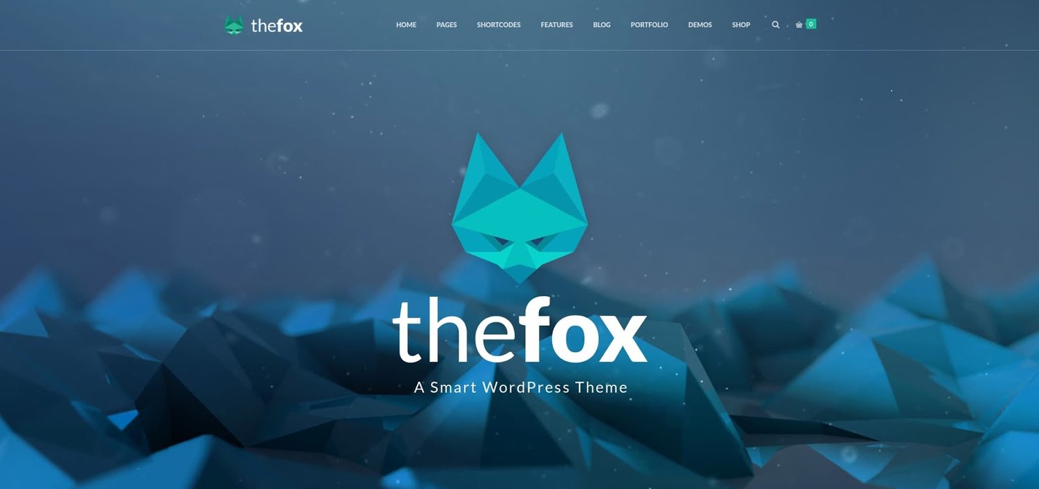 demo page for the wordpress theme with visual composer TheFox