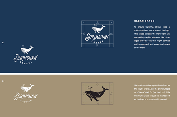 scrimshaw coffee brand style guide