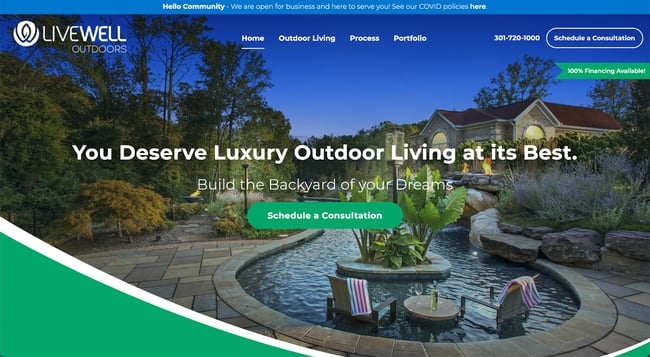 Web Design For Landscapers